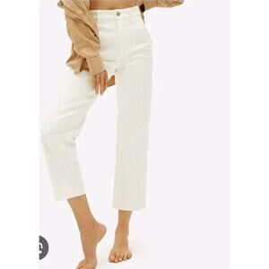 Everlane The Straight-Leg Crop – Bone – Women’s Size 4 – EUC